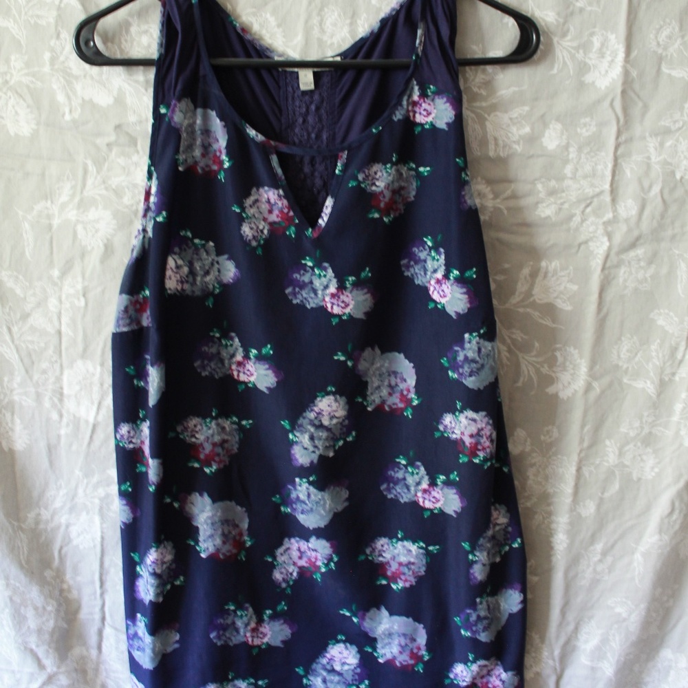 41 Hawthorn / floral tank / size XL